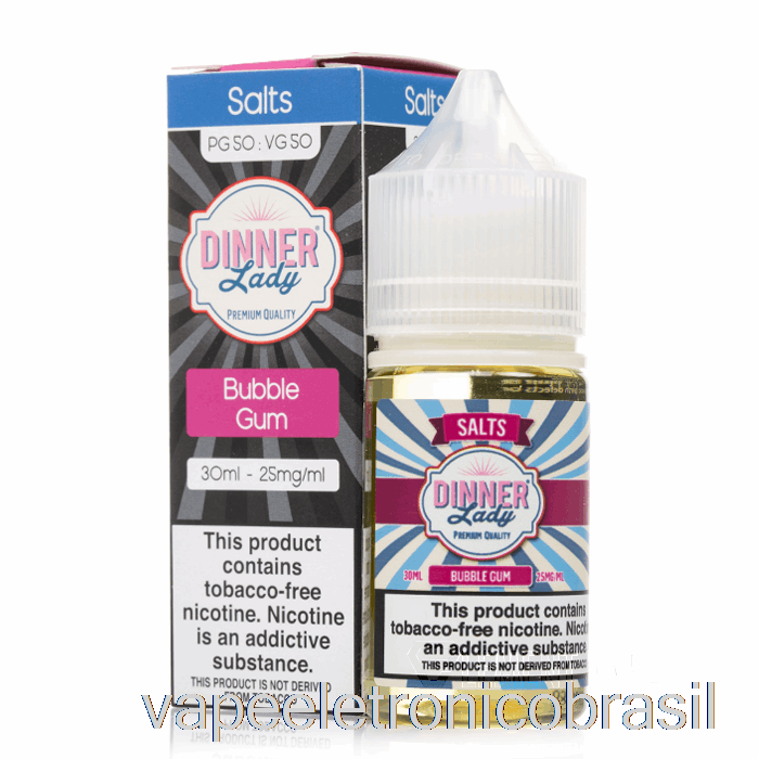 Vape Eletronico Sal Chiclete - Vape Dining Lady - 30ml 50mg